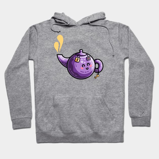 Kawaii Cute Safe-Tea Pun Hoodie by freeves